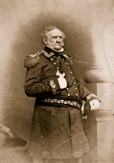 Ritratto del generale Winfield Scott, 1861-65 da Mathew B. Brady